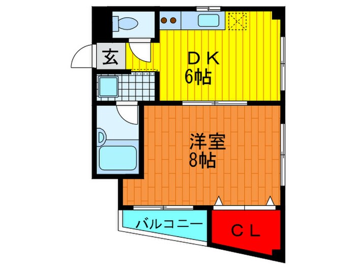 エステート城東Ⅱの物件間取画像