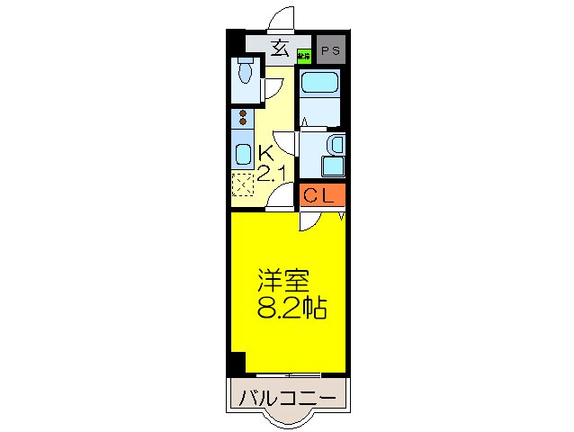 ルミエール八尾 Ⅱの物件間取画像