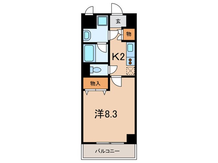 クレイントトヤミチの物件間取画像