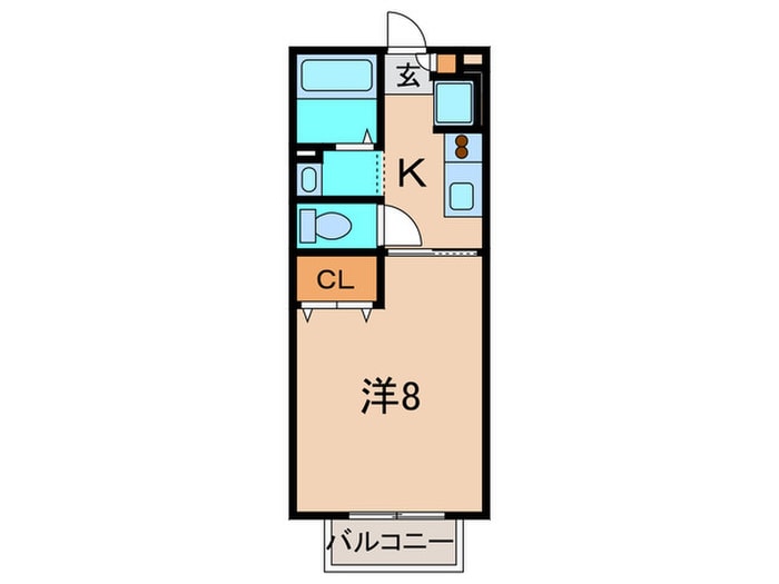 メ－アブラッセの物件間取画像