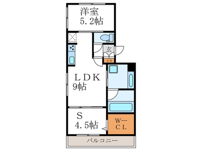 セジュール西賀茂の物件間取画像