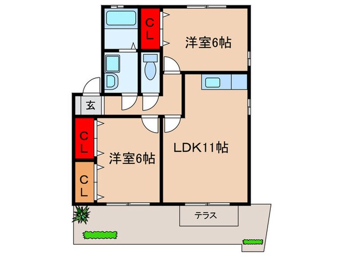 桃園の物件間取画像