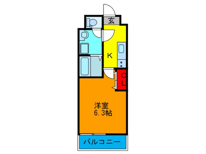 ドゥエリング千林の物件間取画像