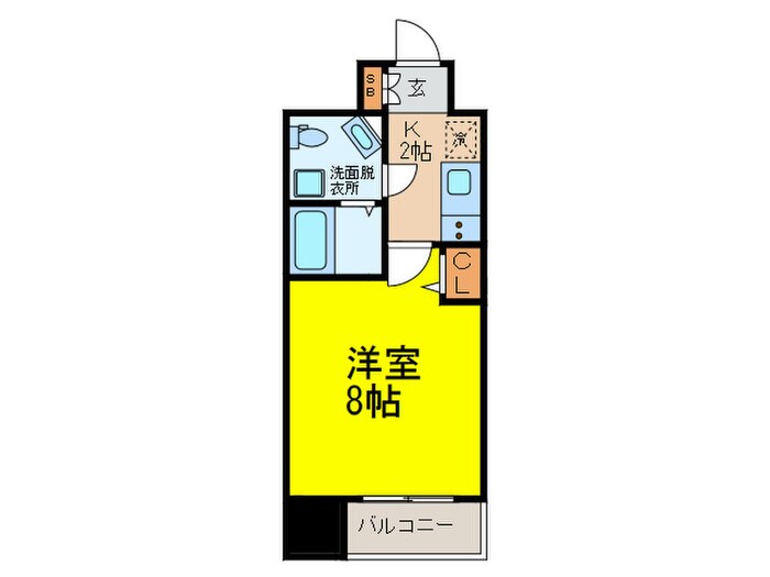 セレニテ北浜の物件間取画像