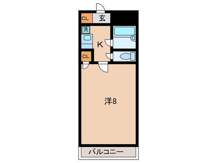 ステューディオ４６の物件間取画像