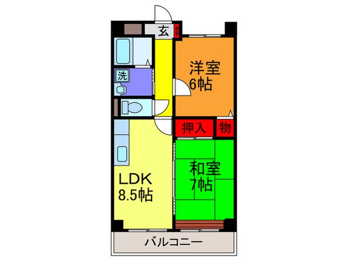 アドバンス渋川の物件間取画像