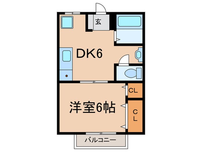 Aスクエア桜木町の物件間取画像