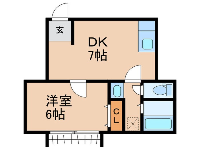 ハイツ美園の物件間取画像