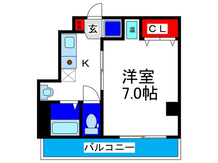 プレアデス桃谷の物件間取画像