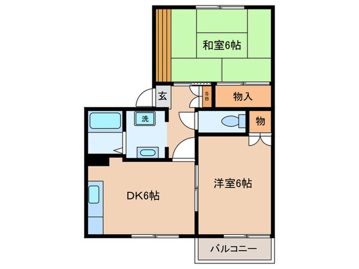 ドミール島泉 Ｃ棟の物件間取画像