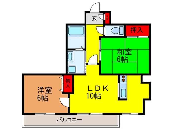 ＪＥＮハイツの物件間取画像