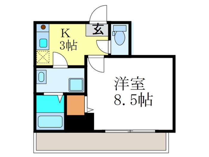 京ＯＨＢＵの物件間取画像