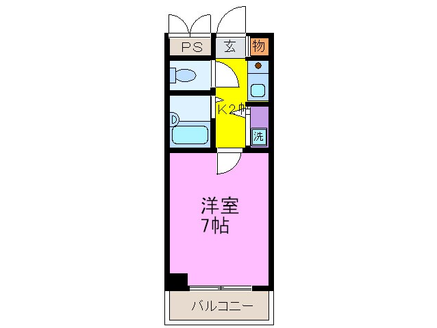 シャルルロワイヤルの物件間取画像