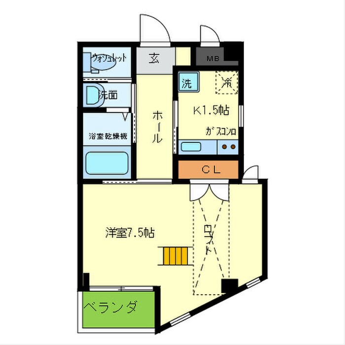 アムール親王塚の物件間取画像