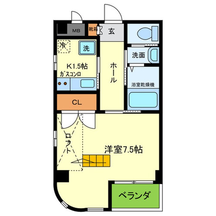 アムール親王塚の物件間取画像