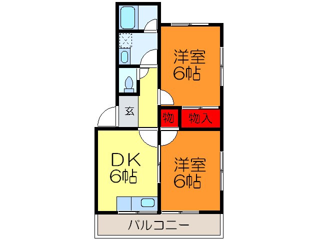 センチュリーハイツの物件間取画像