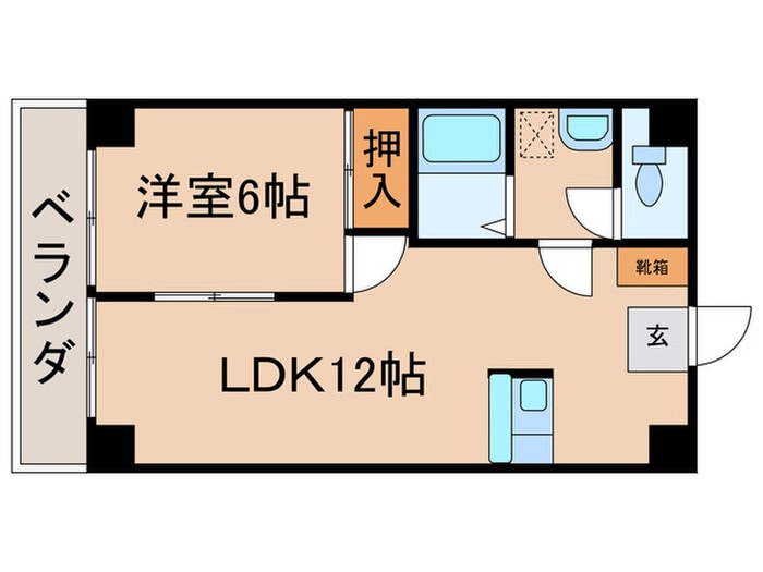 マンションアミの物件間取画像