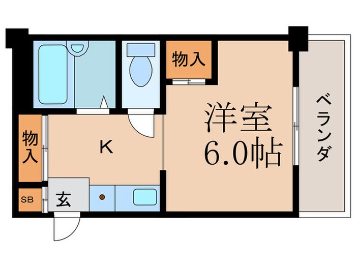 コーポライラックの物件間取画像