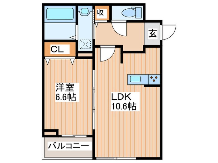 プラシードセレノカーサⅣの物件間取画像