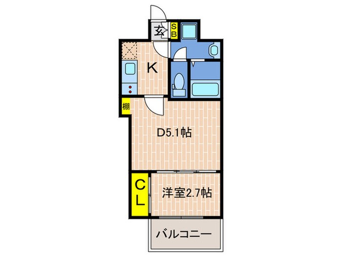 セレニテ神戸西クレアの物件間取画像