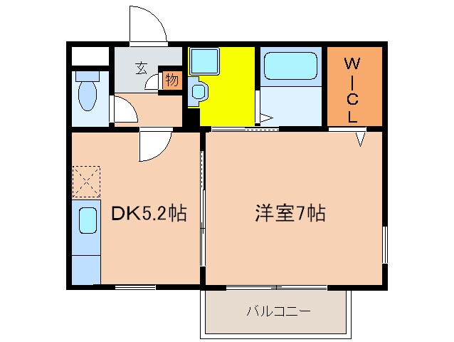 プレ－ヌ喜連の物件間取画像