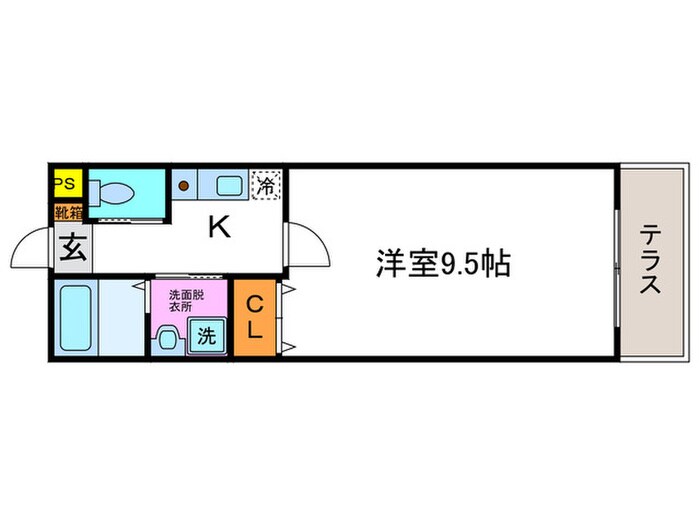 メゾンドシュ－の物件間取画像