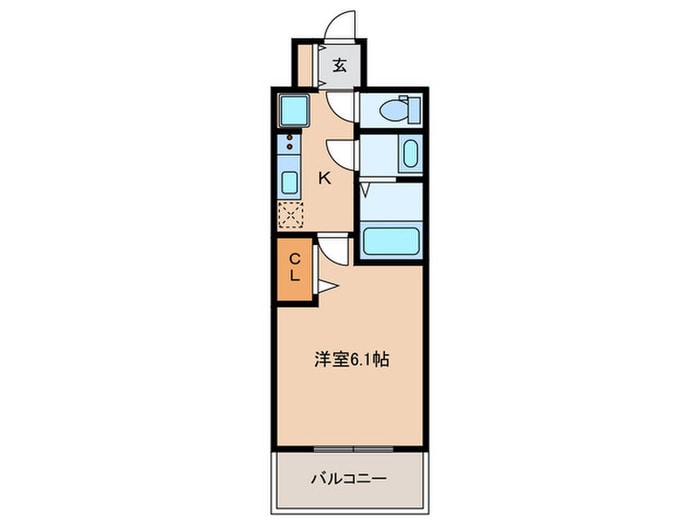 アドバンス神戸パーチェの物件間取画像