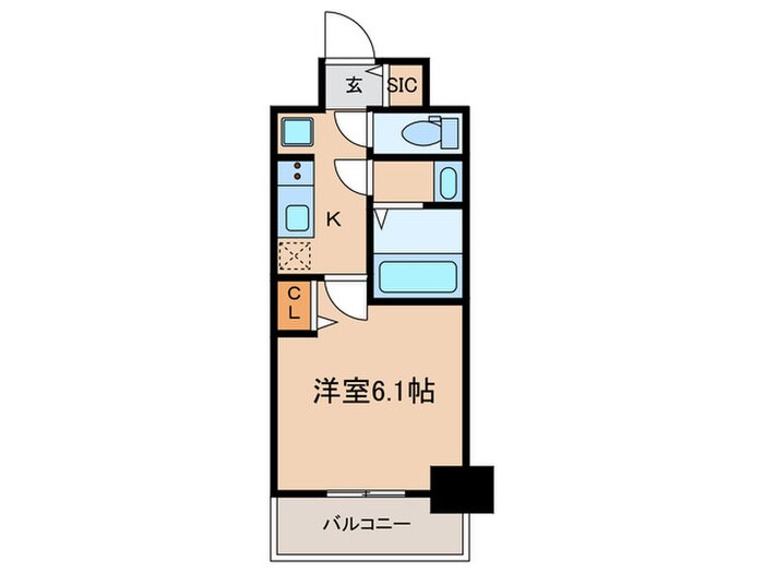 アドバンス神戸パーチェの物件間取画像