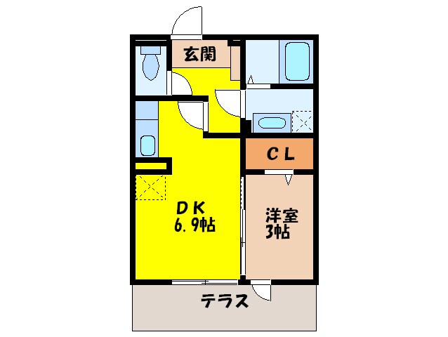 シエル・タデハラの物件間取画像