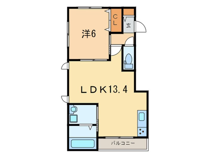 ウェルビー大原・芦屋の物件間取画像