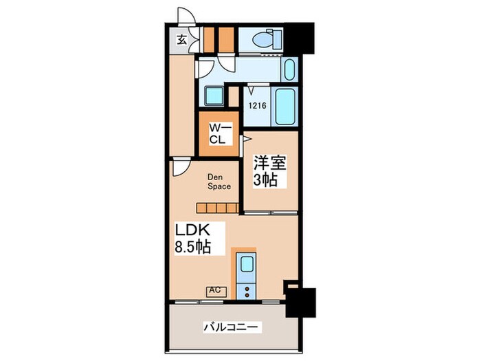 ラ・ペーシュ天王寺の物件間取画像