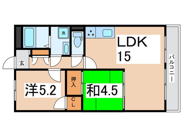 シティコ－ポ長田の物件間取画像