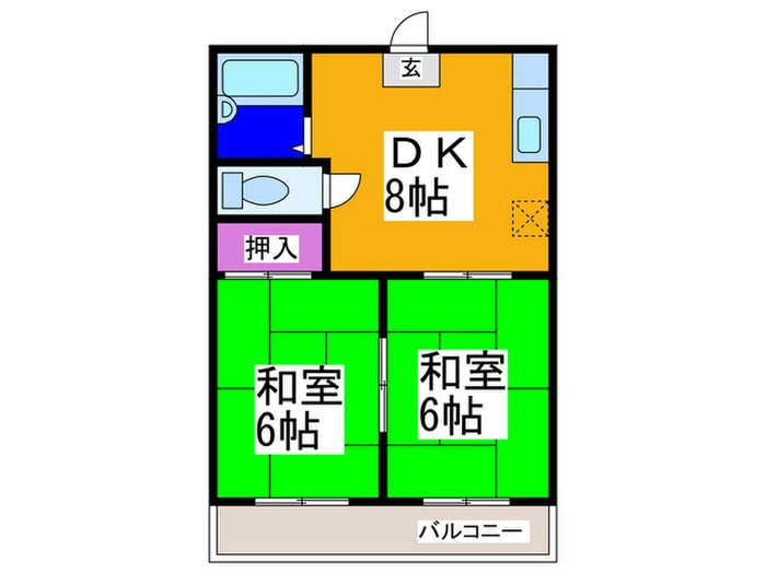 スタイルハイツの物件間取画像