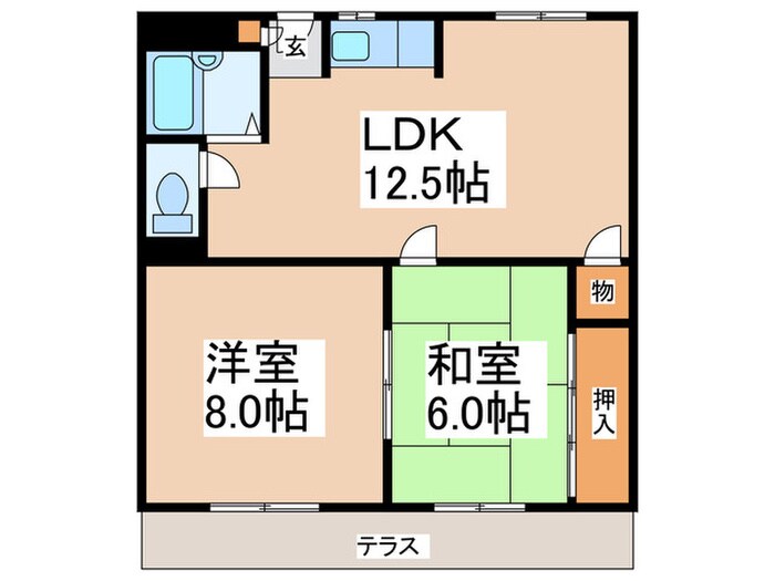 ハッピーハウス21の物件間取画像