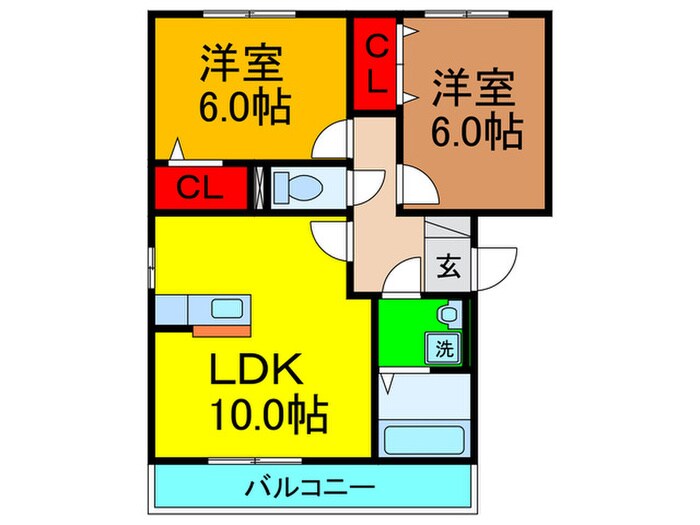 グラシアスの物件間取画像