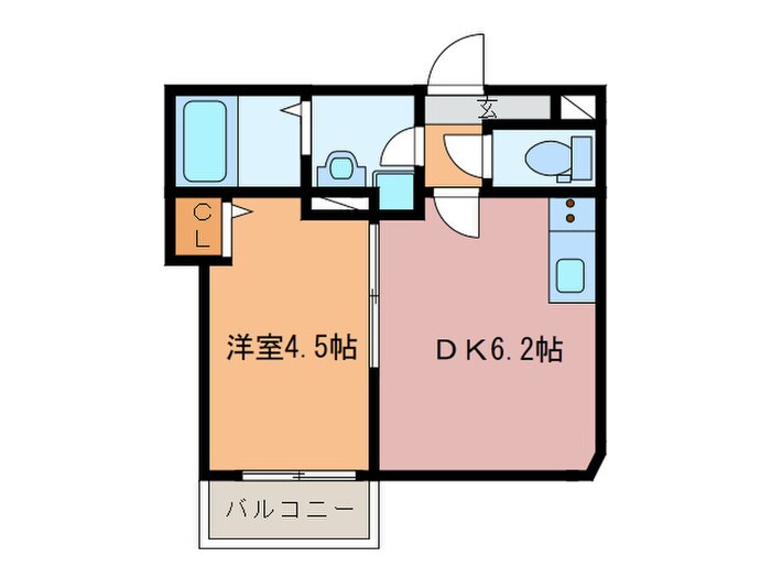 ラ・トゥール大東の物件間取画像