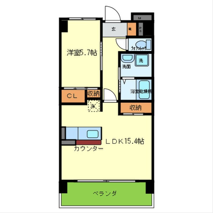 サンモール西京極の物件間取画像