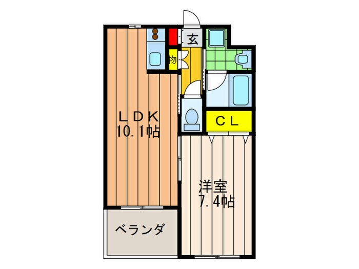 ホワイトハウスの物件間取画像