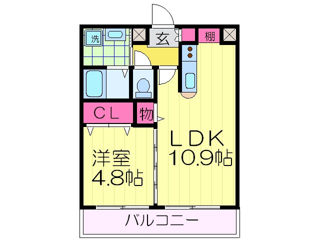 エトワール磐船の物件間取画像