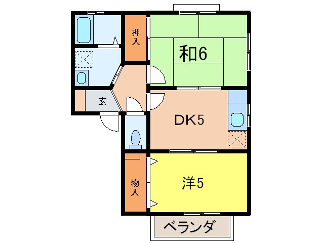 JMIコートの物件間取画像