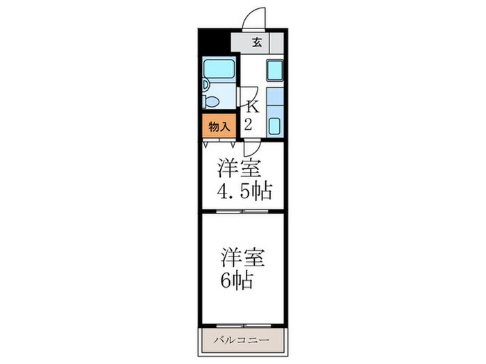 ﾚｸｲｴ智恵光院の物件間取画像