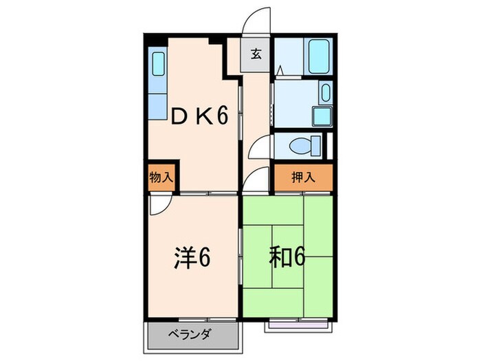 ＪＭＩハイツの物件間取画像