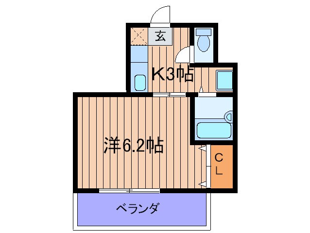 フロ－ラルステ－ジ成育の物件間取画像