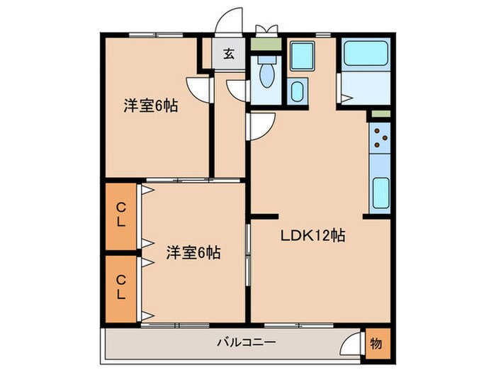 ラ・フォーレ芦屋の物件間取画像