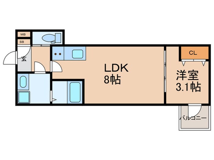 H-maison塚本Ⅱの物件間取画像