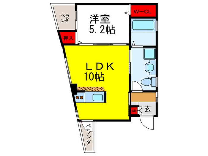 プレシャスコ－トの物件間取画像