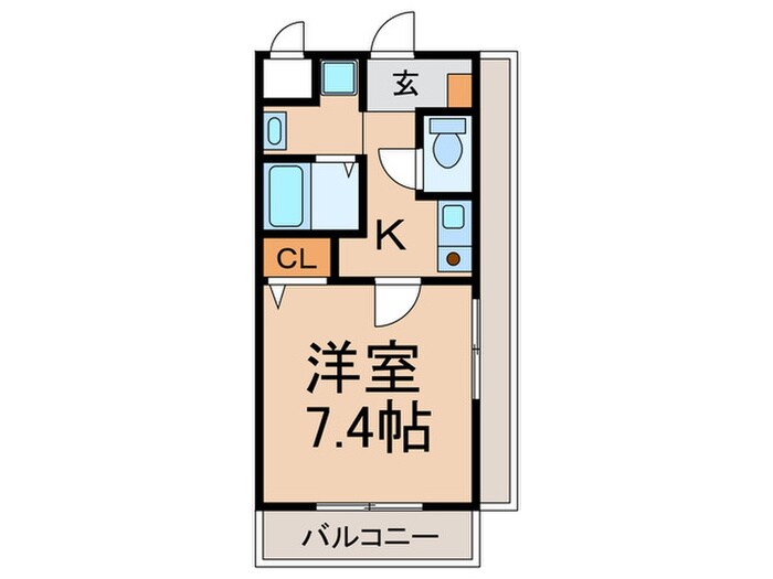 クレアドル須磨の物件間取画像