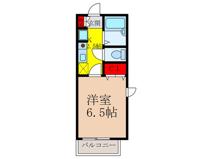 ヴェルデ城南の物件間取画像