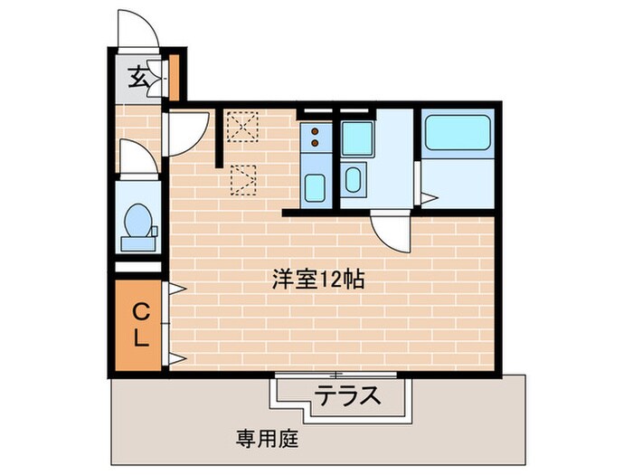 エスポワ－ルの物件間取画像