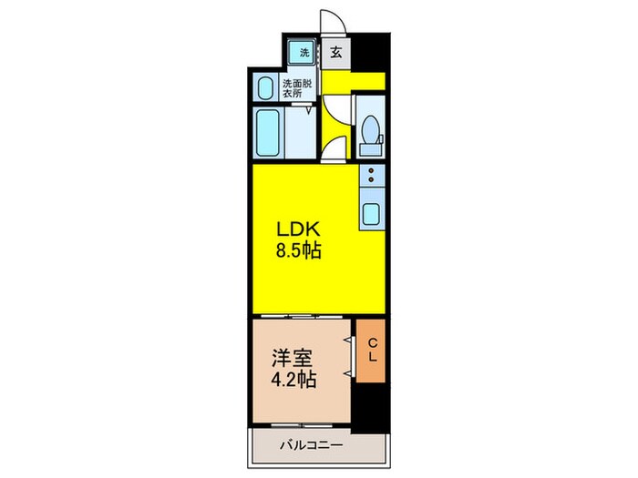 ｸﾞﾗﾝﾊﾟｼﾌｨｯｸ帝塚山innovationの物件間取画像